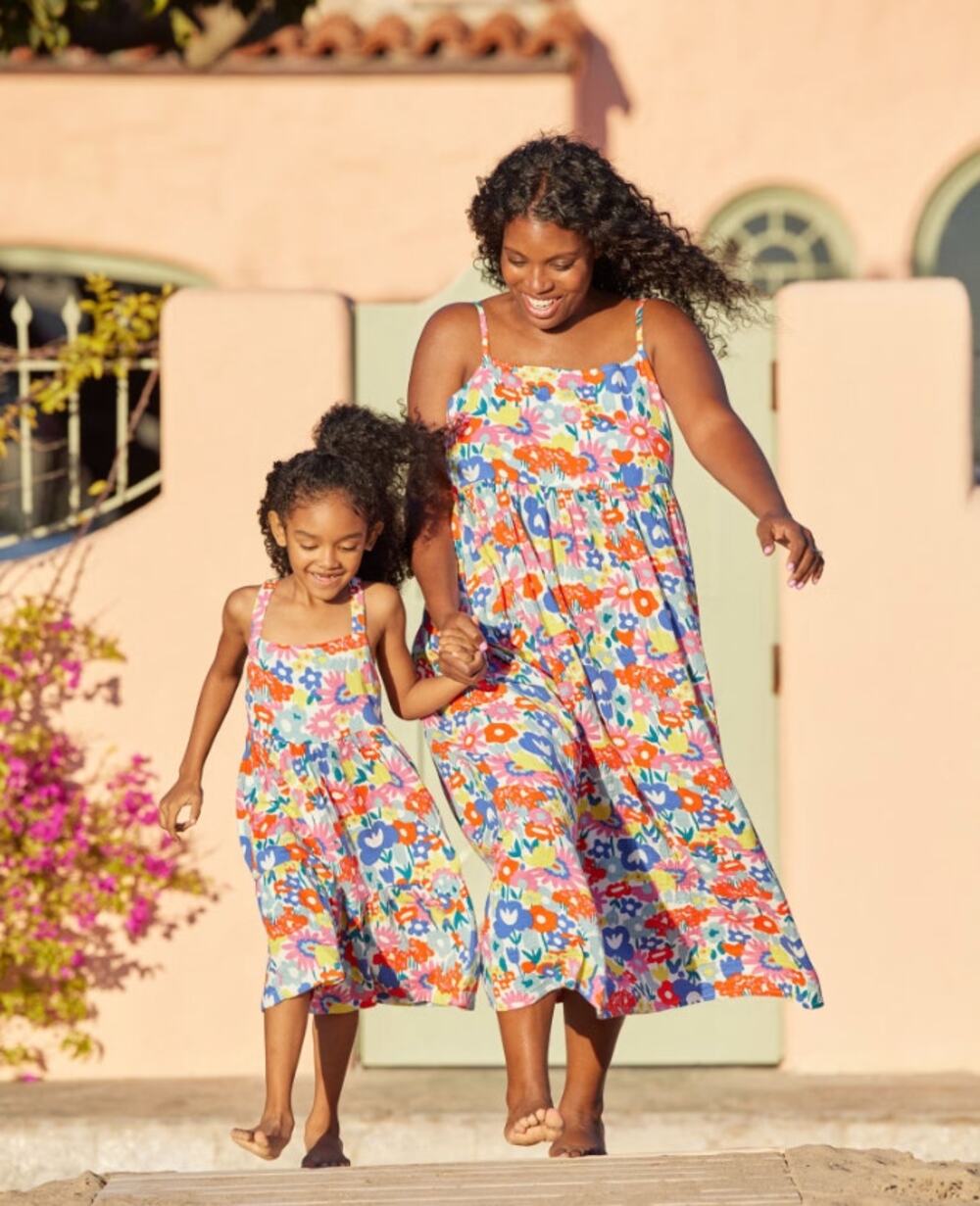 Multi Hanna Anderson Abstract Floral Maxi, M